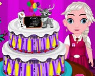 Baby Elsa back to school cake online ovis játék