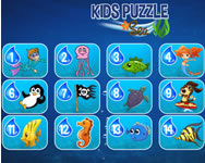 Kids puzzle sea vods