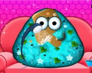 Pou cool makeover online ovis játék